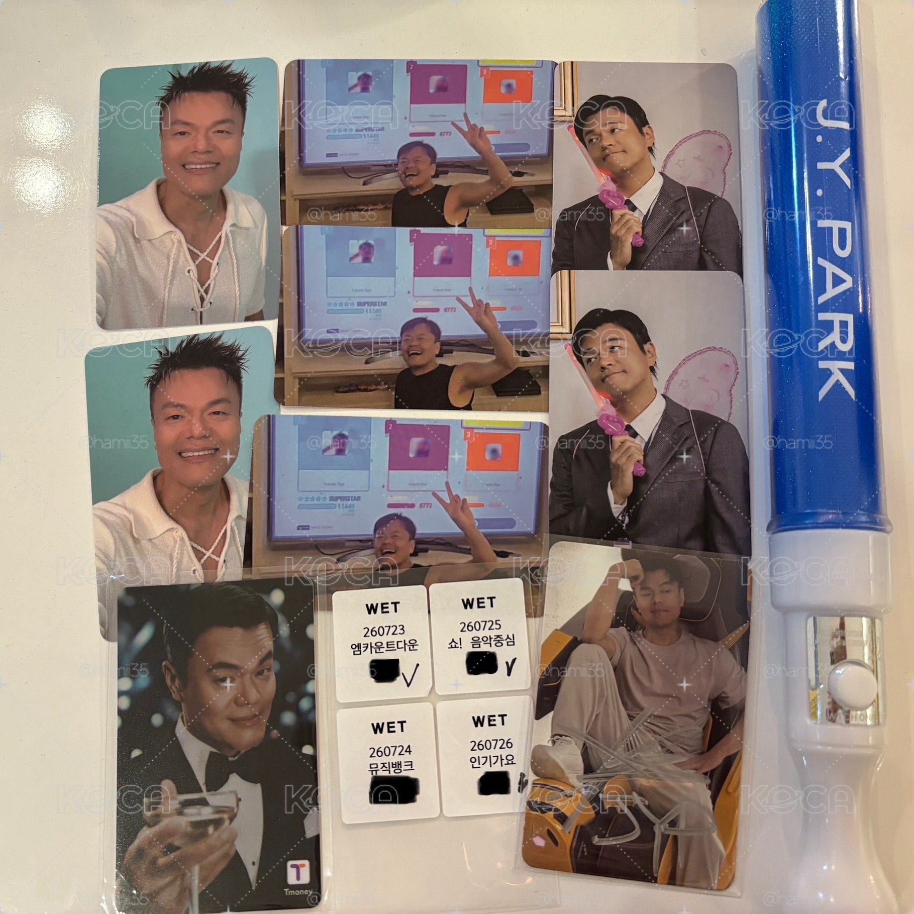 JYP 打歌卡 應援棒 Tmoney交通卡