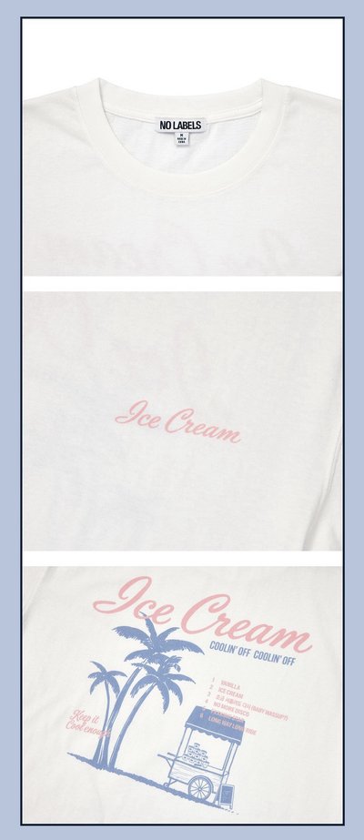然竣 no label part 02周邊 T-shirt (ICE版）