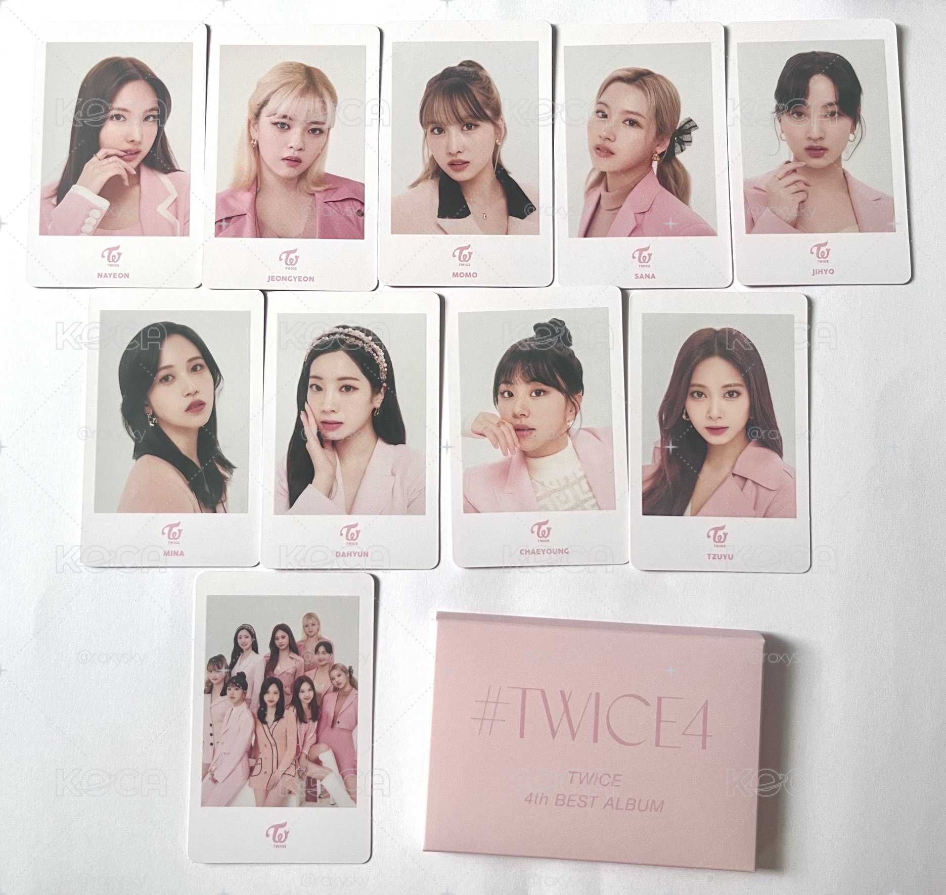 #TWICE4 日周小卡組