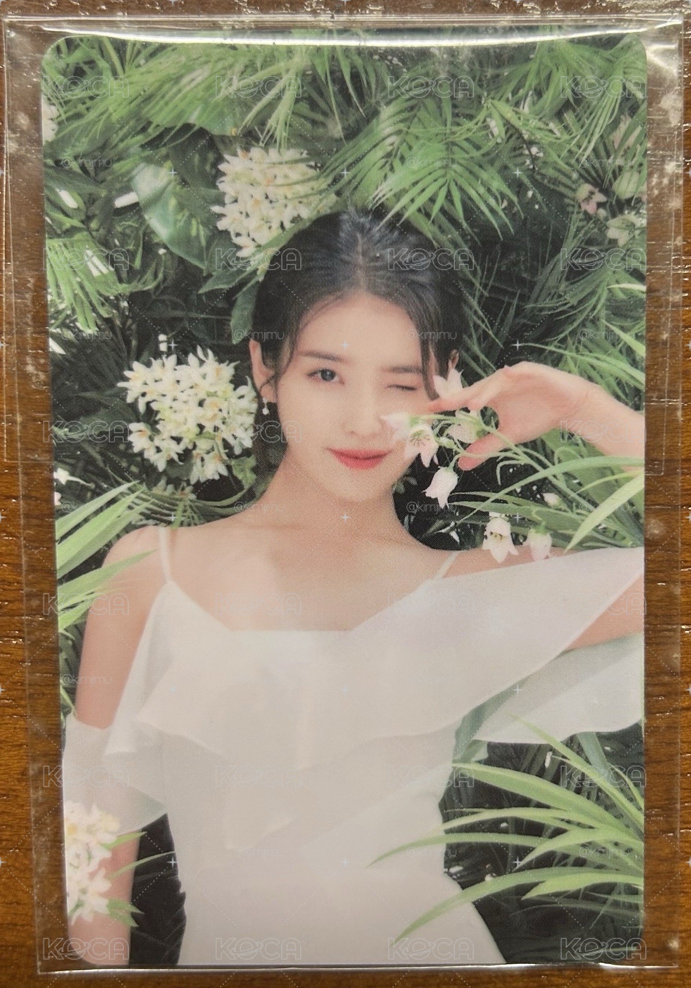 IU 李知恩 真露燒酒 韓版1.0 抽選卡 