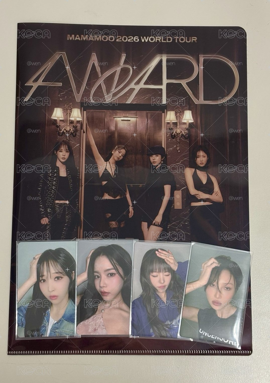 MAMAMOO 入場卡+資料夾