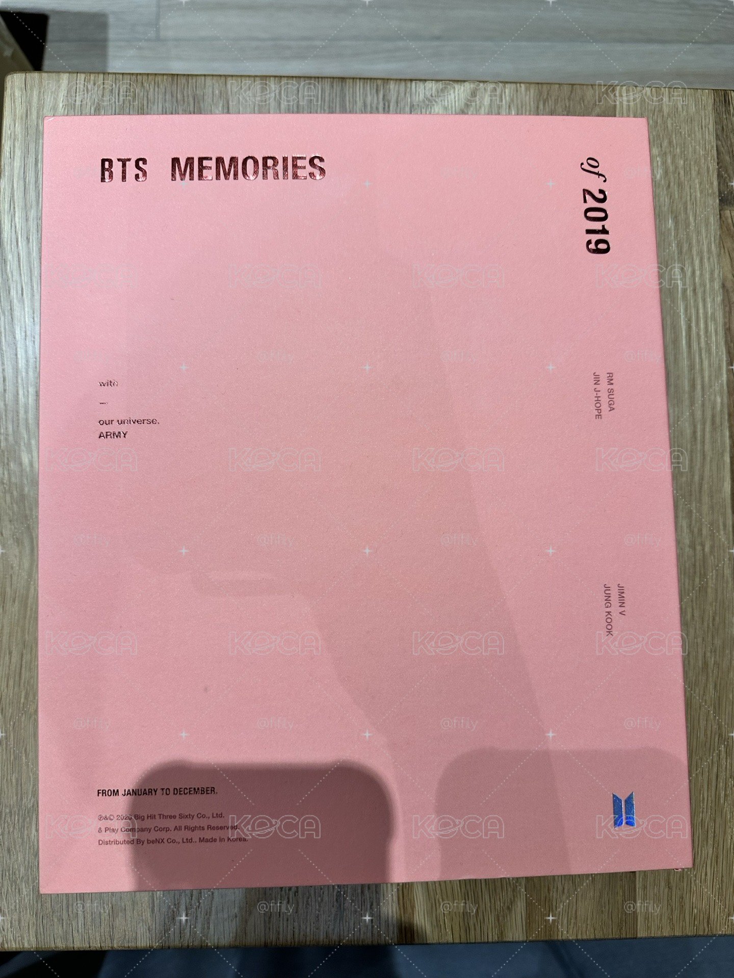 BTS 2019 memories 回憶錄 全專 俊卡