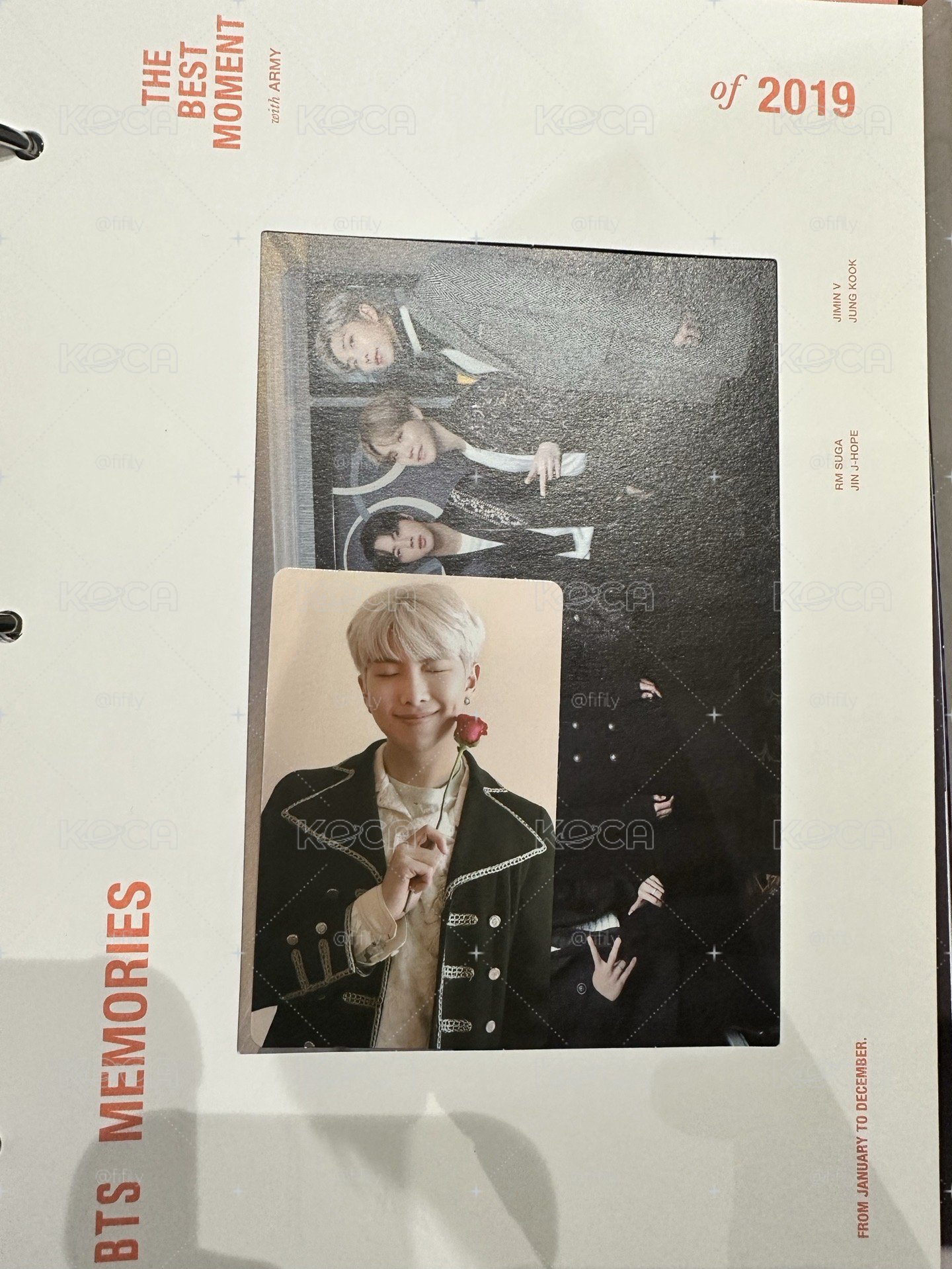 BTS 2019 memories 回憶錄 全專 俊卡