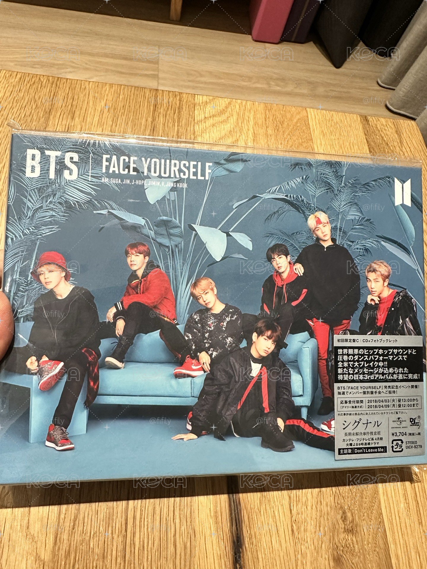 BTS日專 FACE YOUR SELF初回C版+全員資料夾