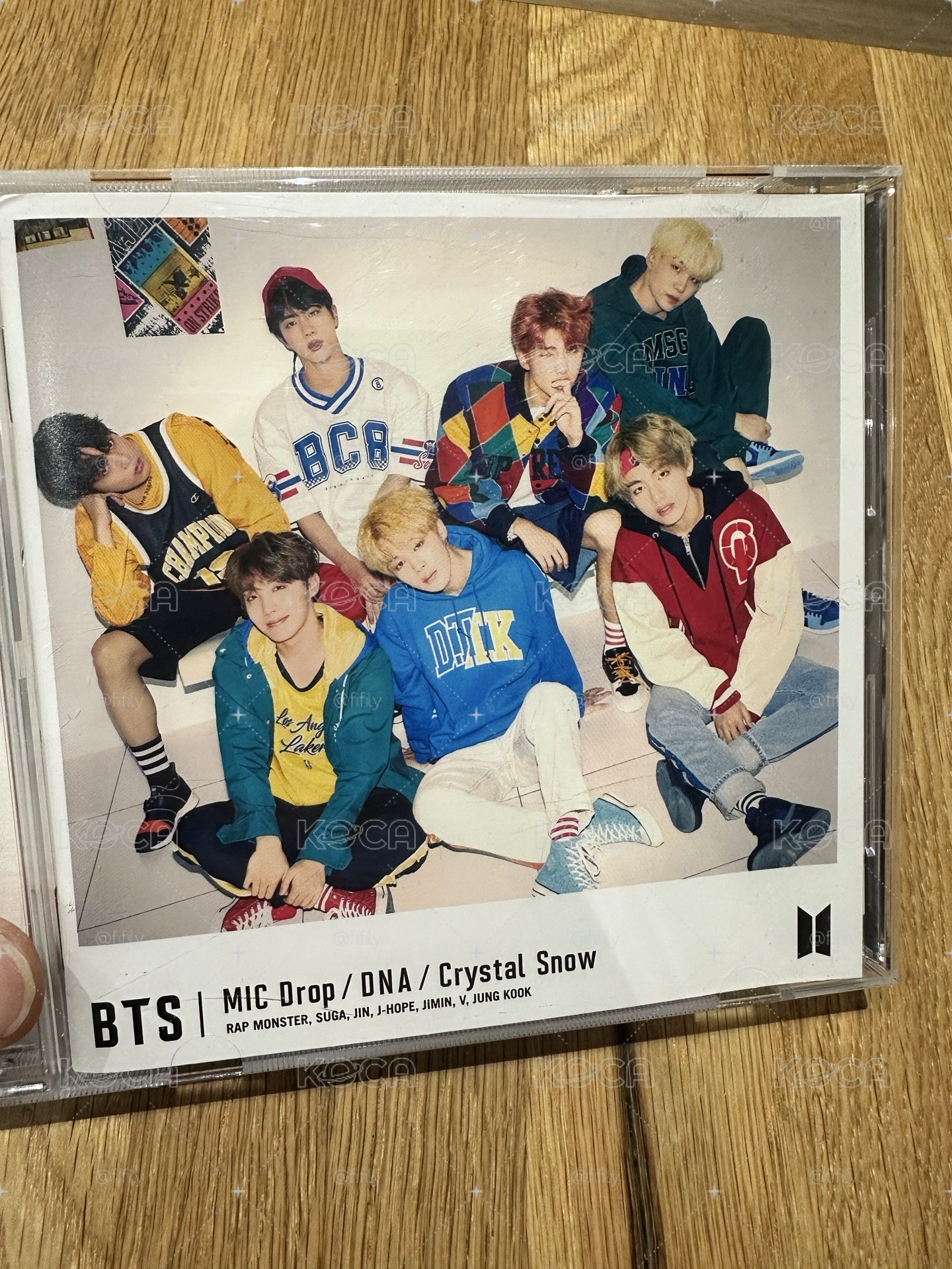 BTS日單 mic drop/DNA/Cristal Snow+全員資料夾