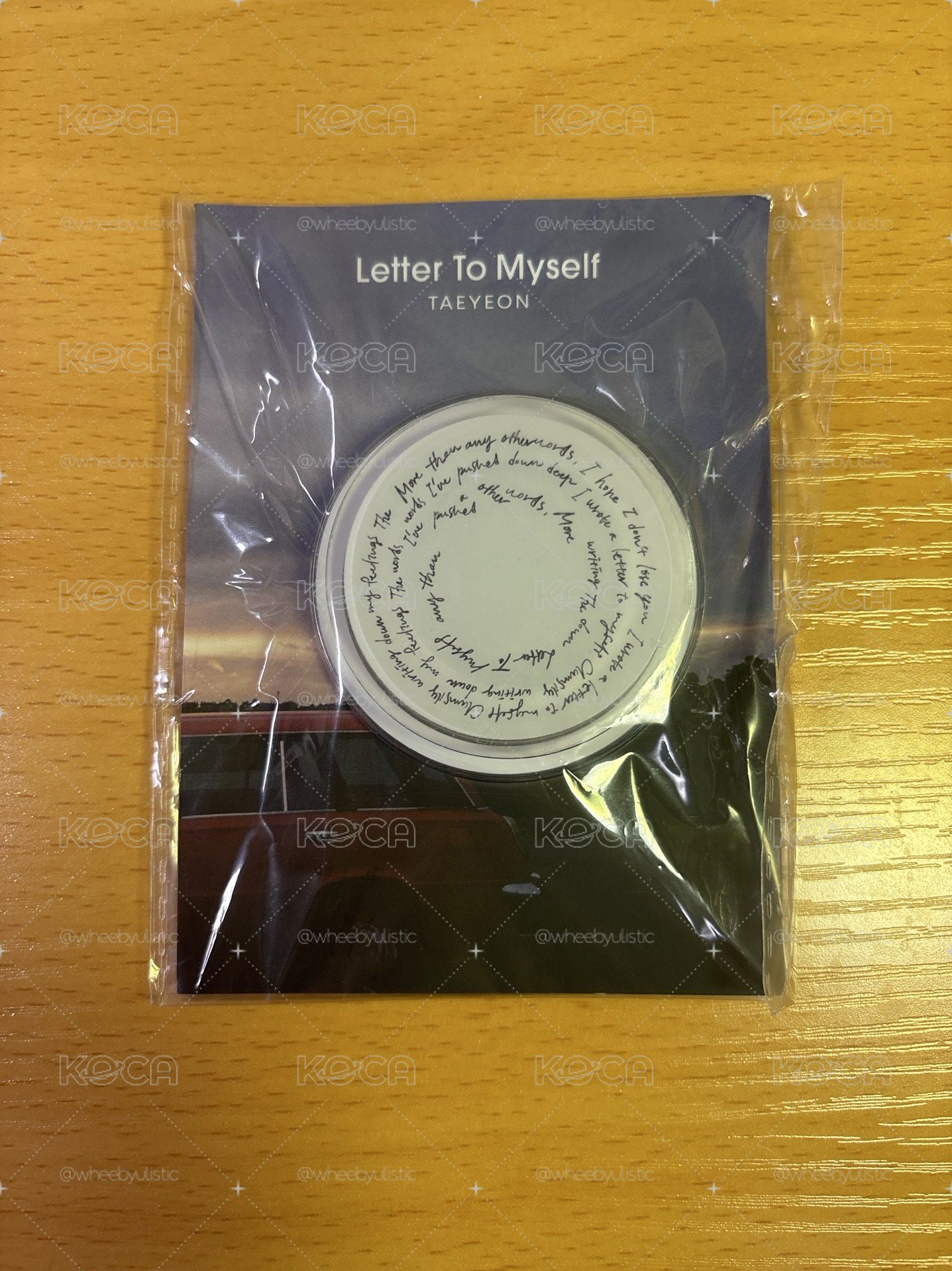 太妍 letter to myself 手機支架