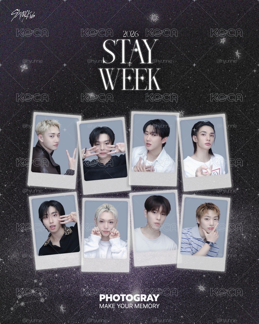 PHOTOGRAY X Stray Kids人生四格空拍代印 📸 （無電子檔）