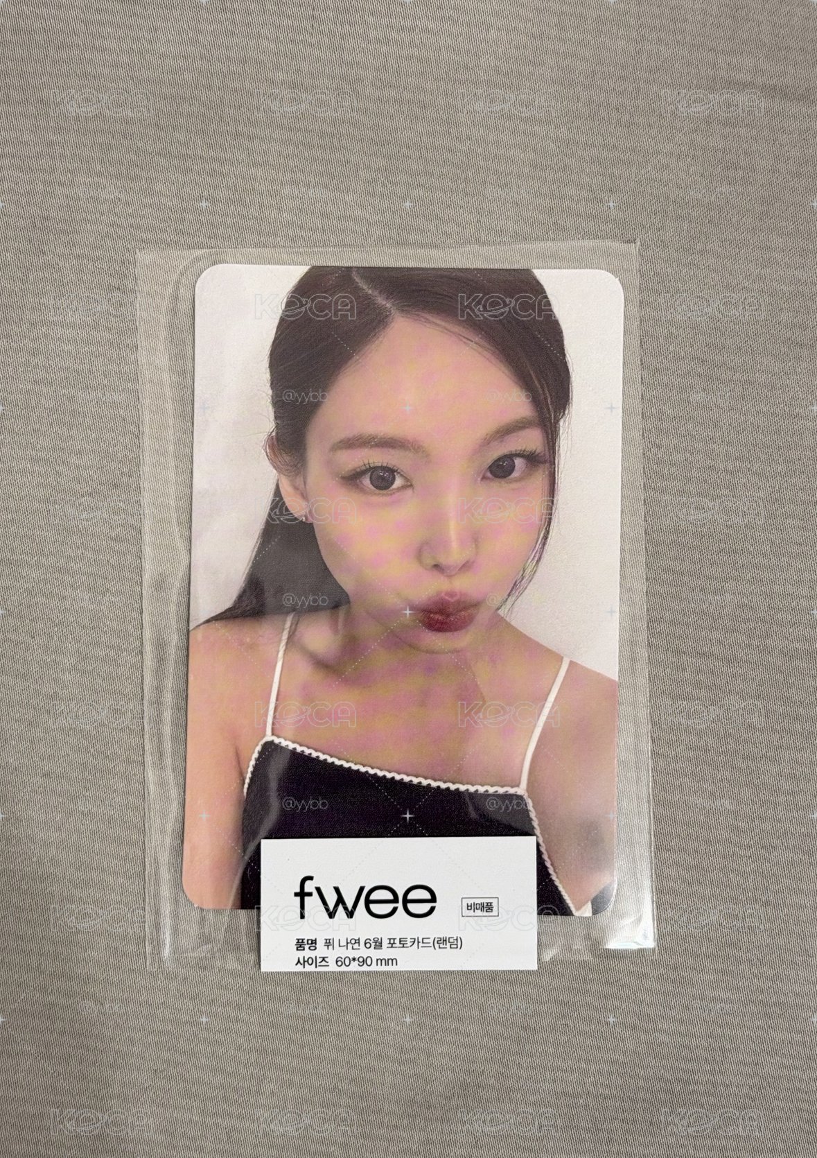 娜璉fwee代言小卡