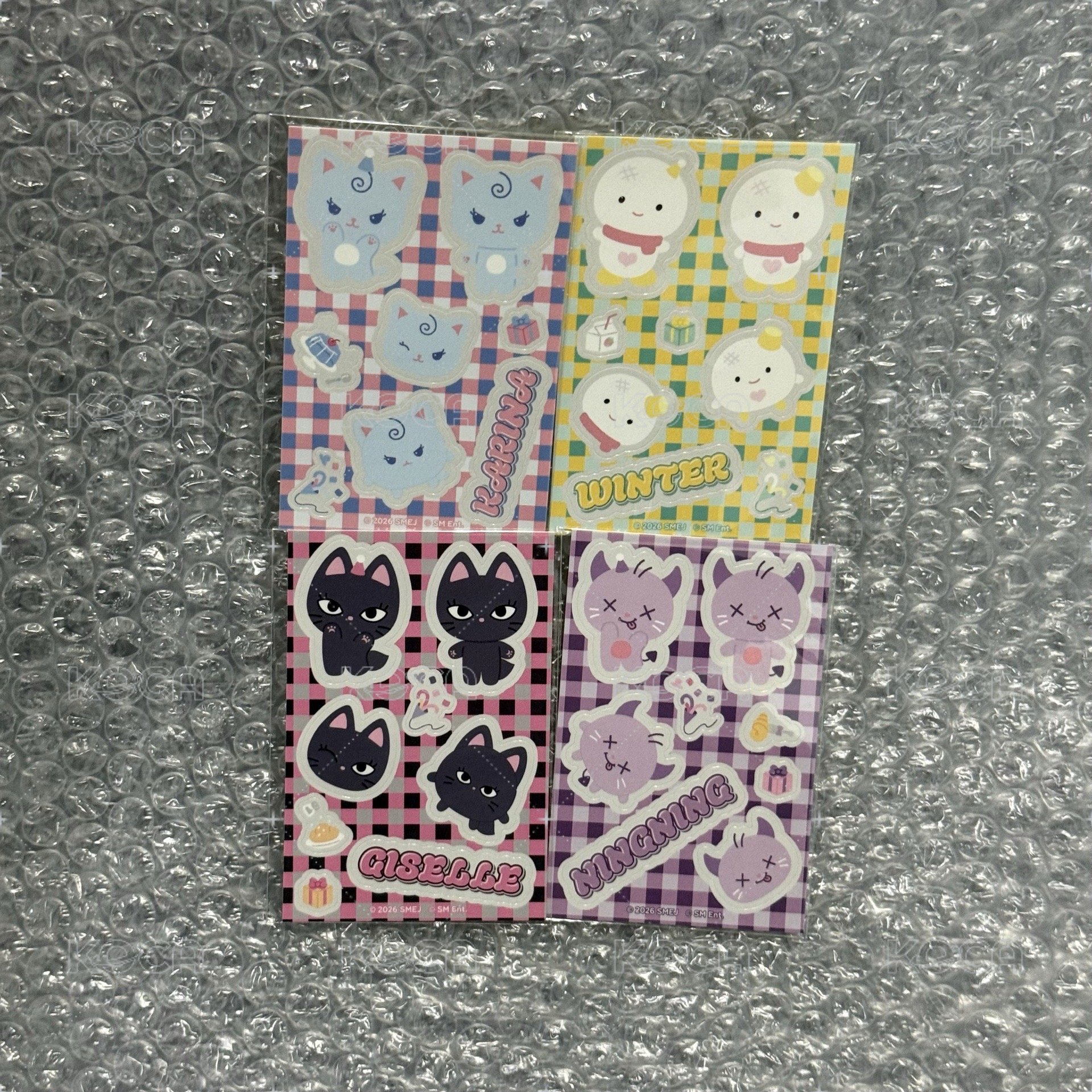 貼紙A一組4張