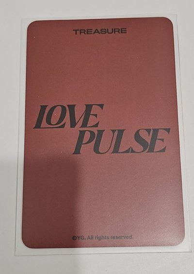 TREASURE 3rd MINI ALBUM  [ LOVE PULSE ]  SO JUNGHWAN🐮