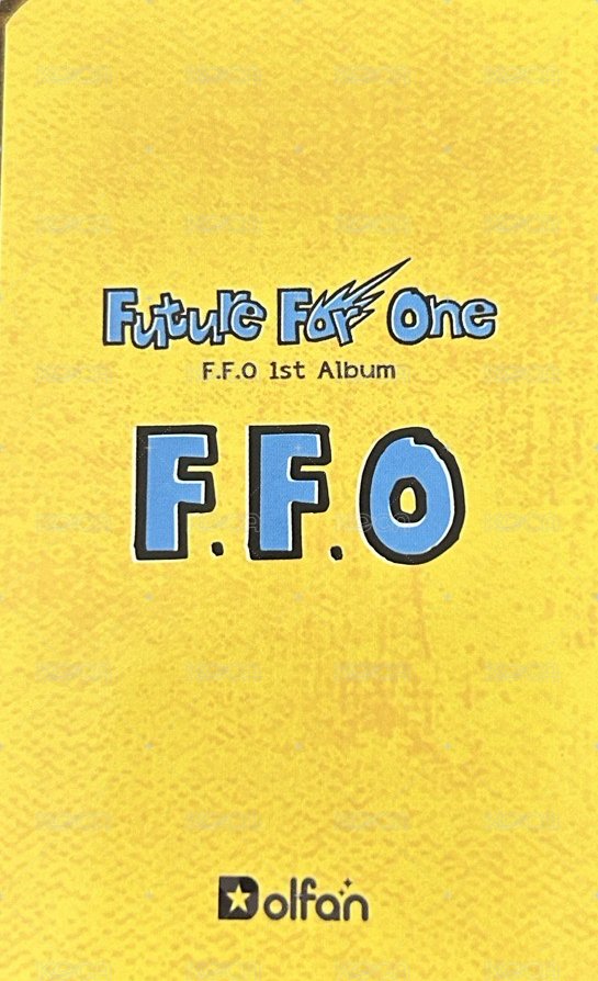 Future For One 周邊 Dolfan 隨機卡  背面