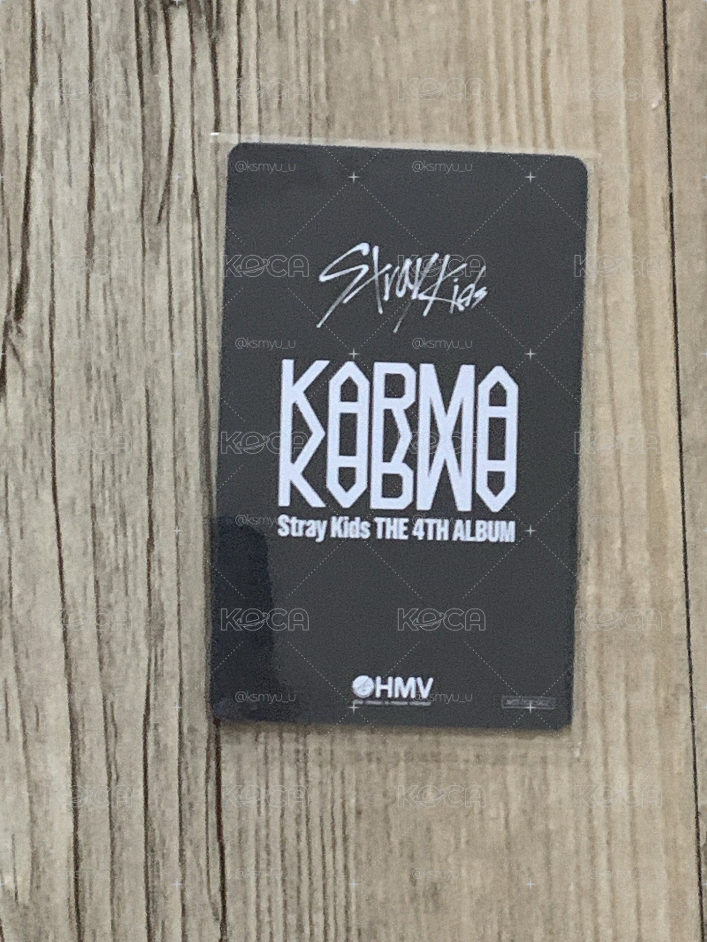KARMA hmv A版 特典卡 