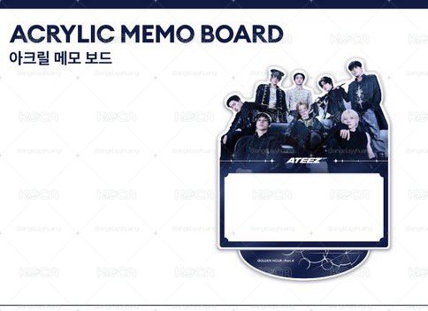 ATEEZ Adrenaline memo board 便條立牌