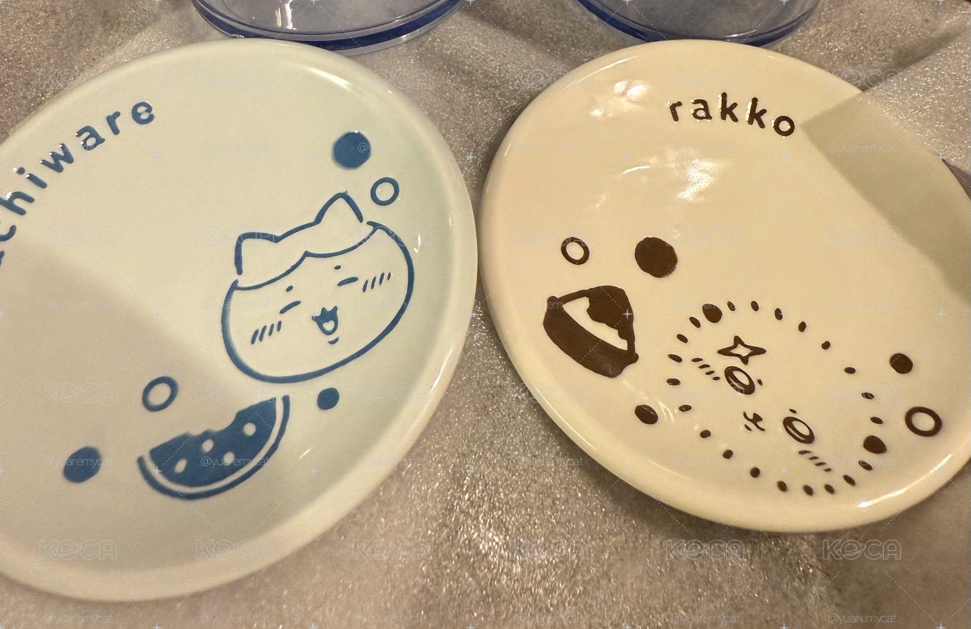 夏日一番賞豆皿小八&師傅（無原盒）