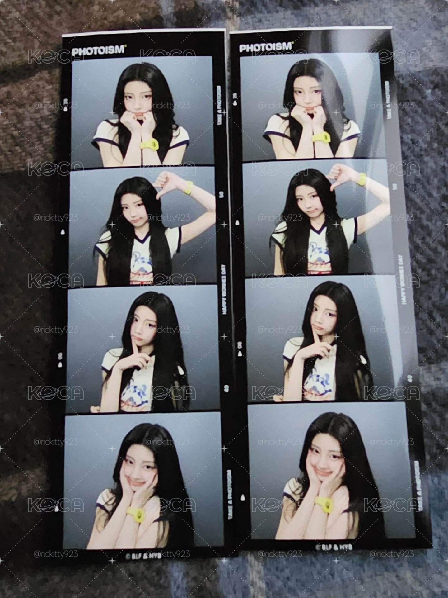 ILLIT WONHEE SNAPISM四格貼紙