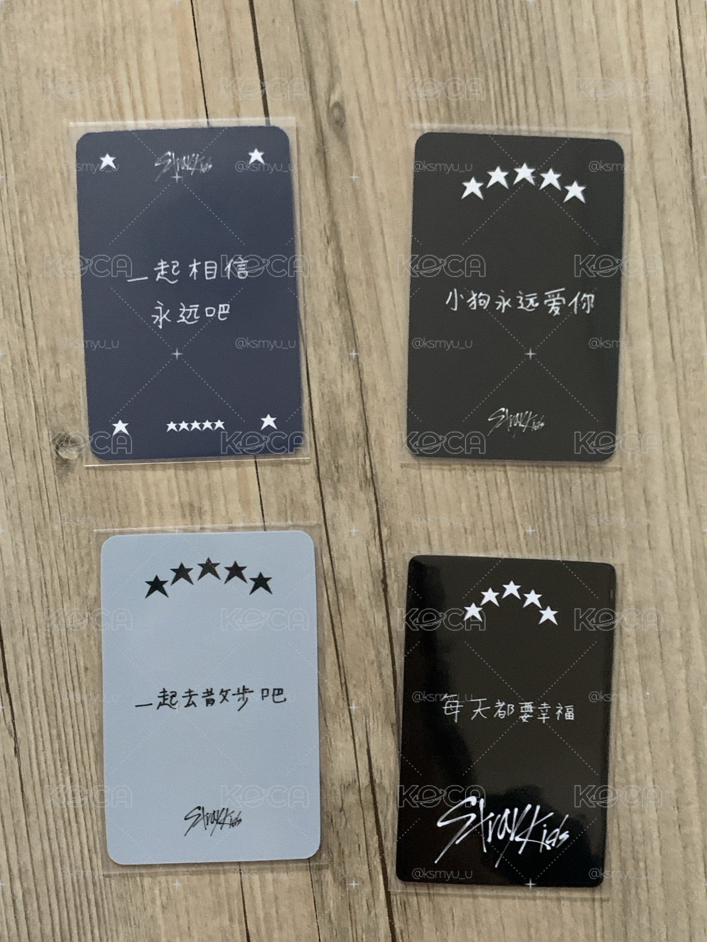 5-STAR 中文卡背特典 簽售卡 