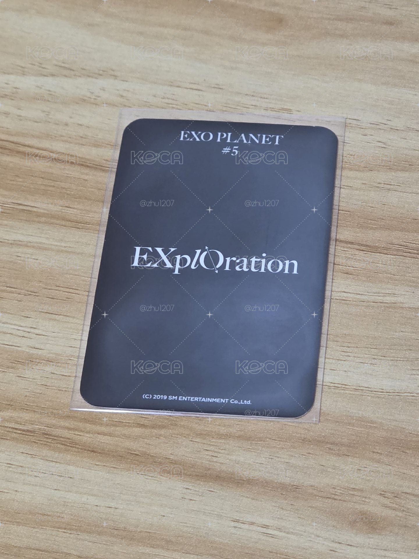 伯賢 EXO 五巡周邊卡