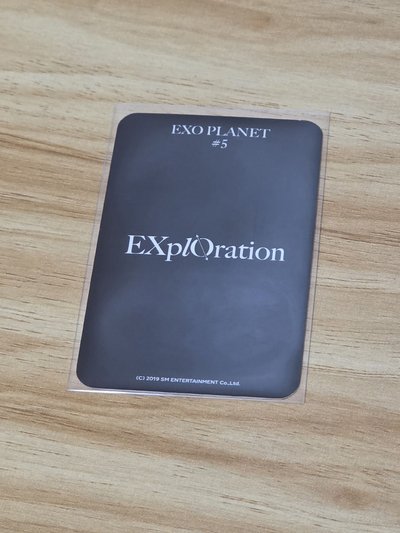 伯賢 EXO 五巡周邊卡