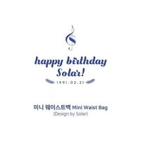 2020 SOLAR Birthday Mini Waist Bag