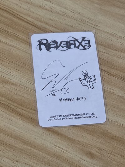 俊勉 Reverse 專輯卡