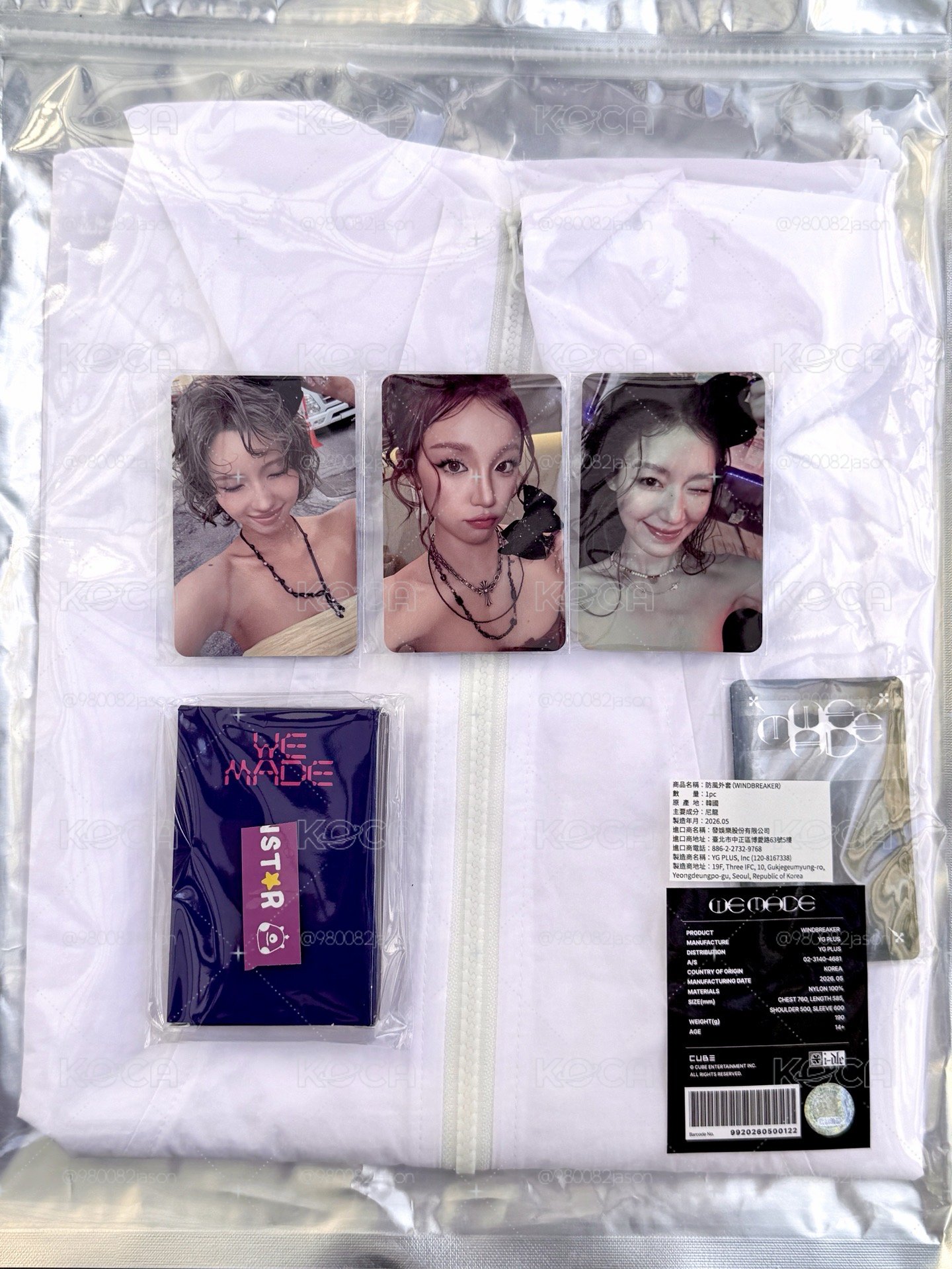 i-dle WE MADE 快閃店 周邊 滿額卡