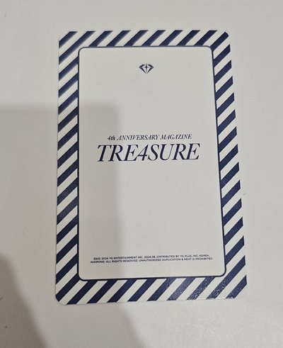 TREASURE 4th ANNIVERSARY MAGAZINE YOON JAEHYUK 🦁
