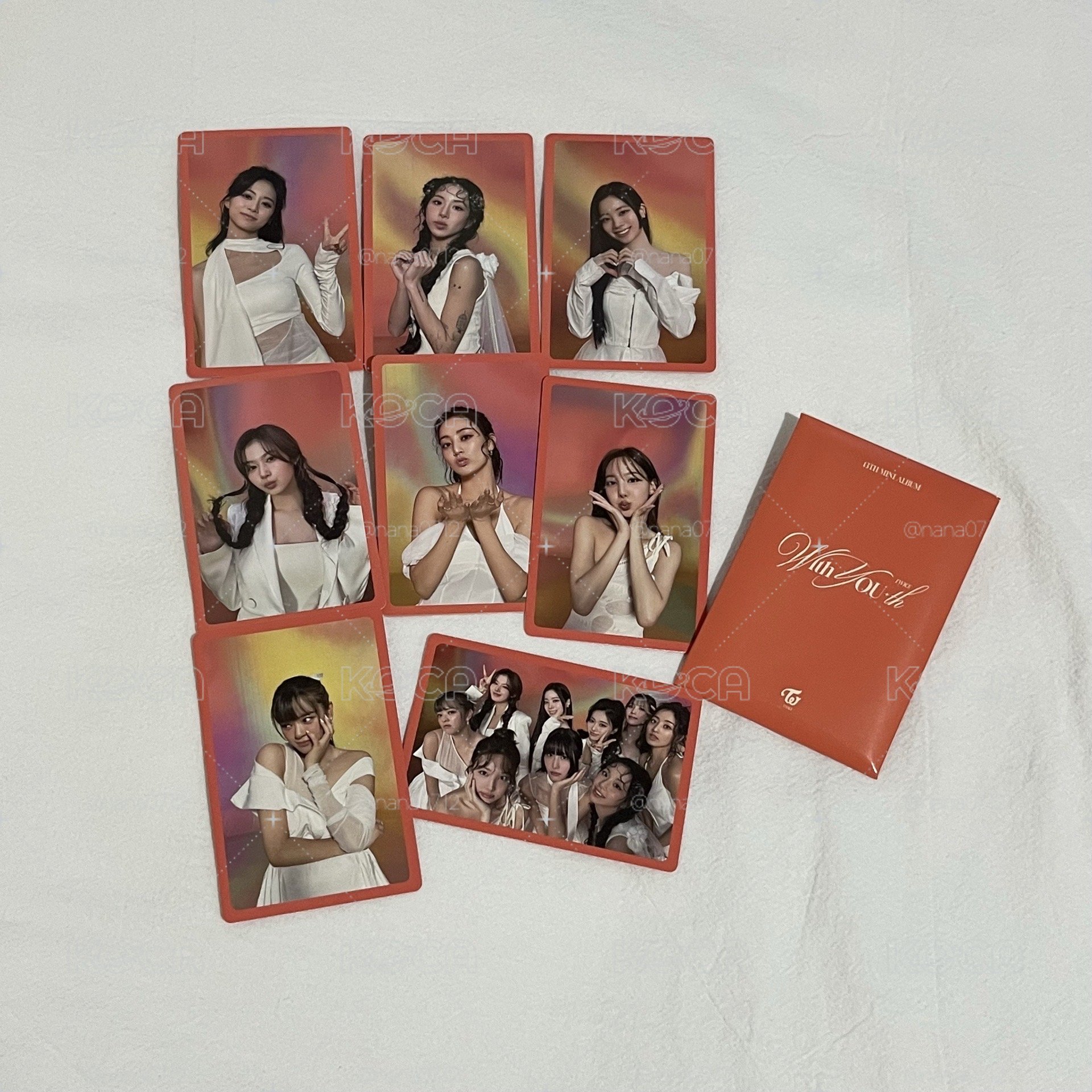 TWICE 迷13 橘版預售禮
