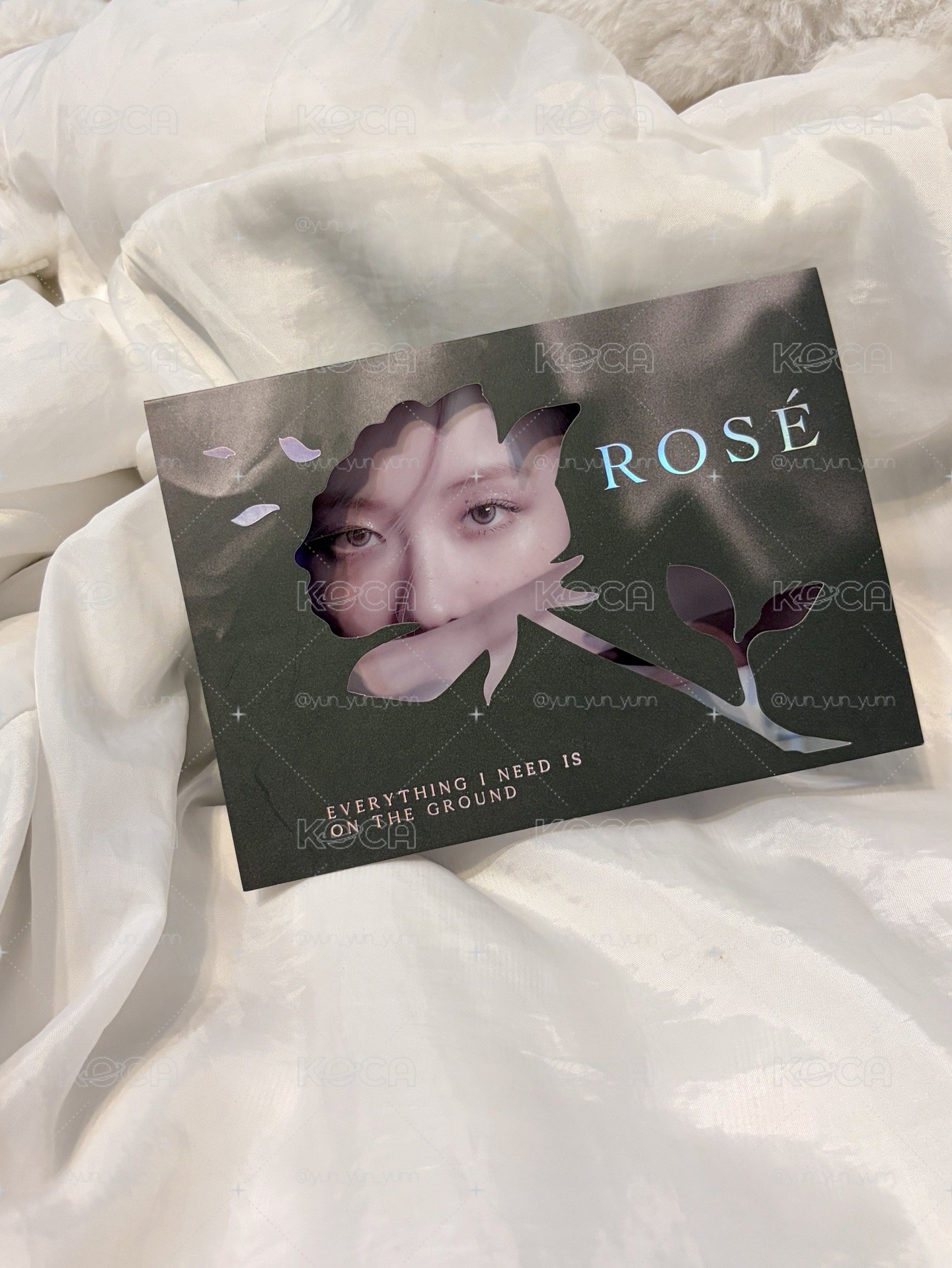 R 明信片 泰國特典 明信片BLACKPINK rosé 肉