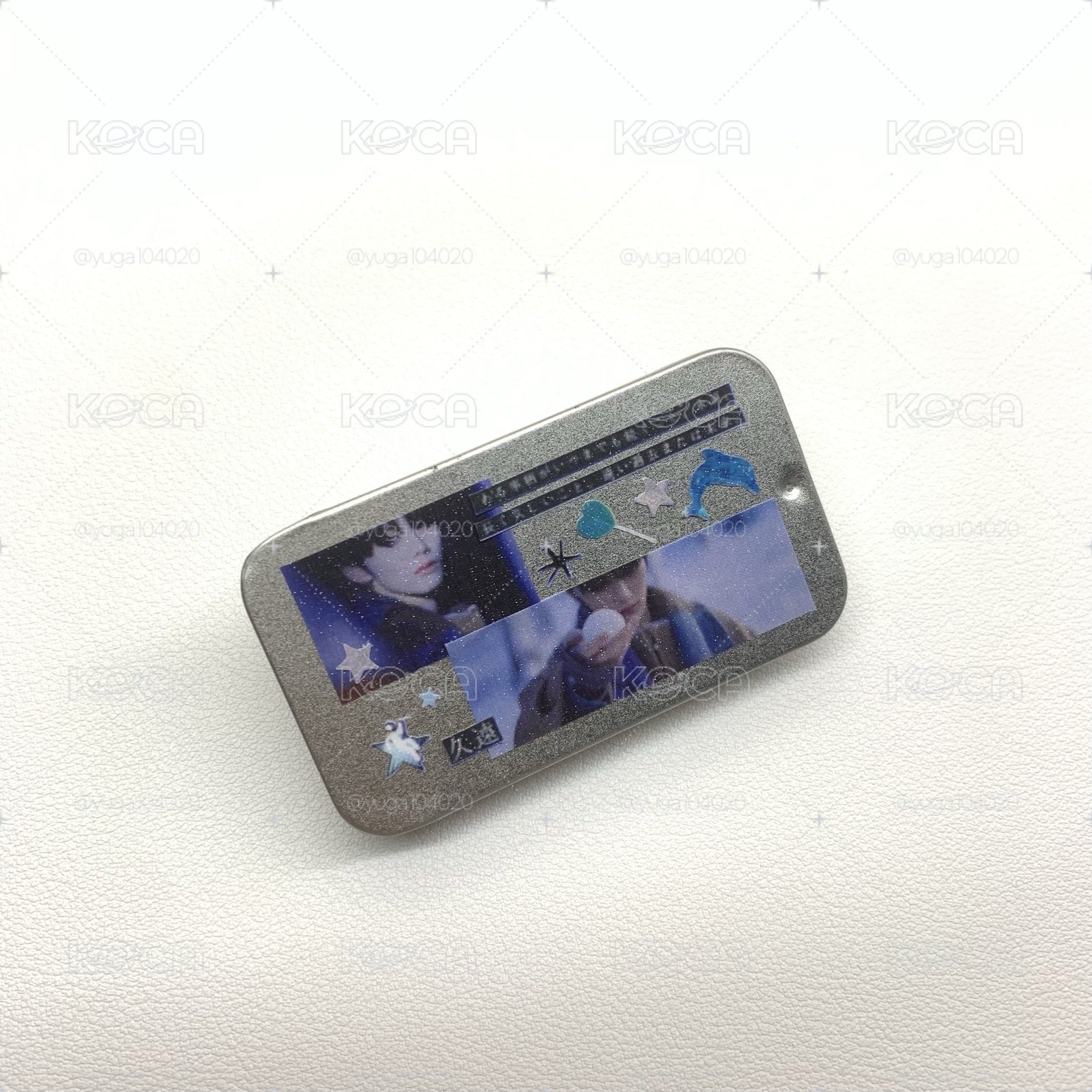 拼貼磨砂收納盒、滑蓋鐵盒