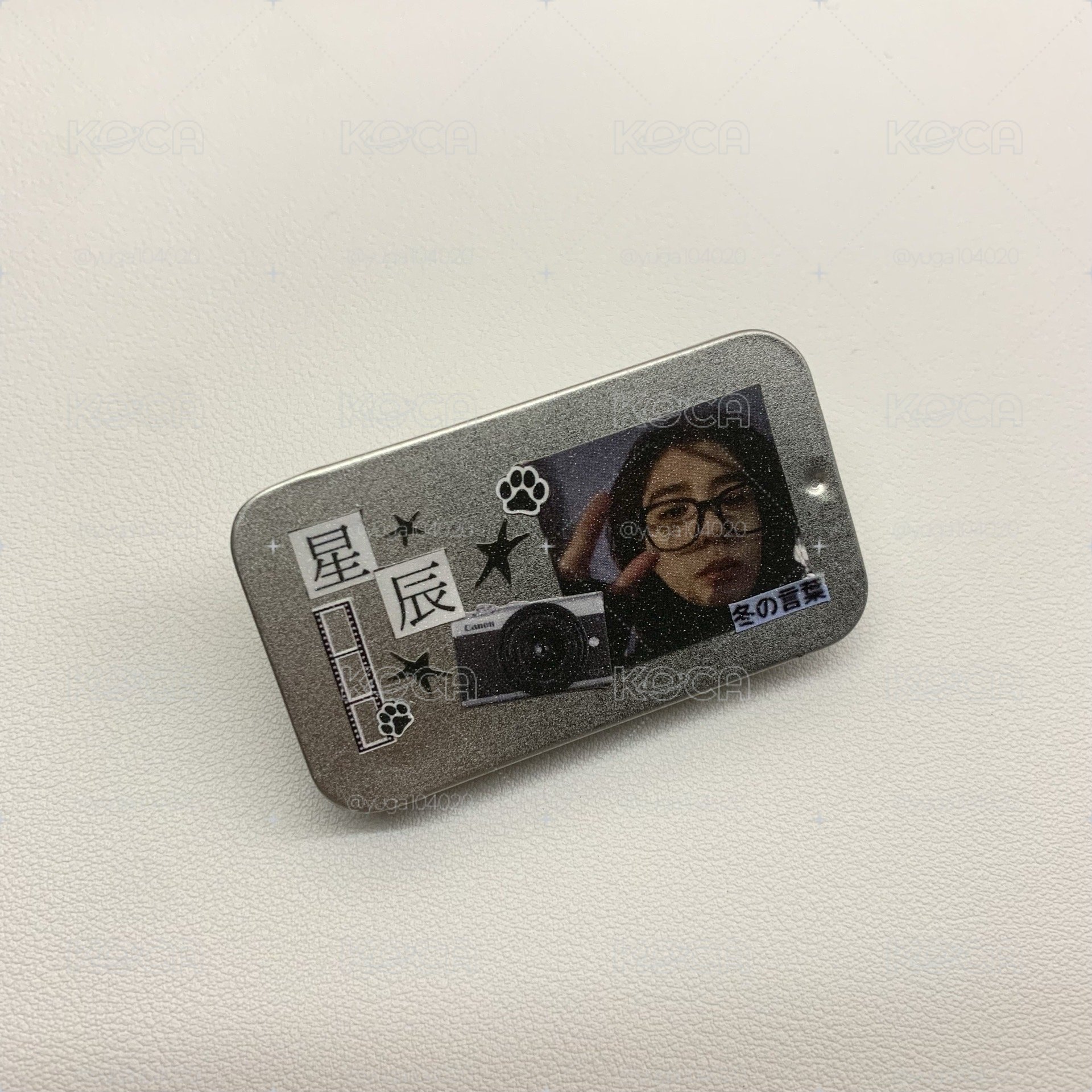 拼貼磨砂收納盒、滑蓋鐵盒