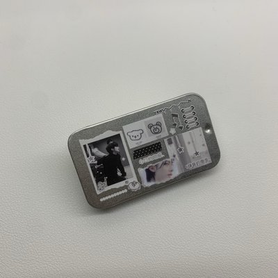 拼貼磨砂收納盒、滑蓋鐵盒