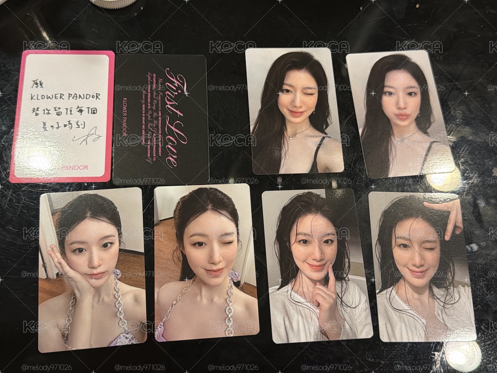 葉舒華香水代言小卡