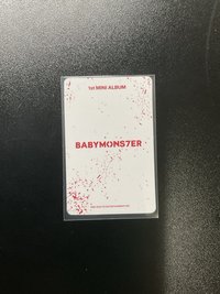 BABYMONS7ER 團封 專輯卡 