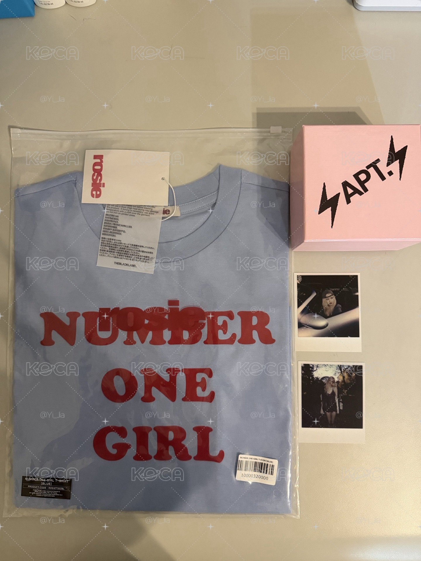 rosie number one girl T恤 藍色