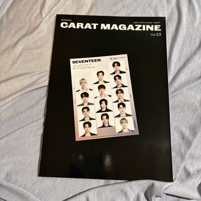 💎 SEVENTEEN 日本會刊 vol. 13 含明信片
