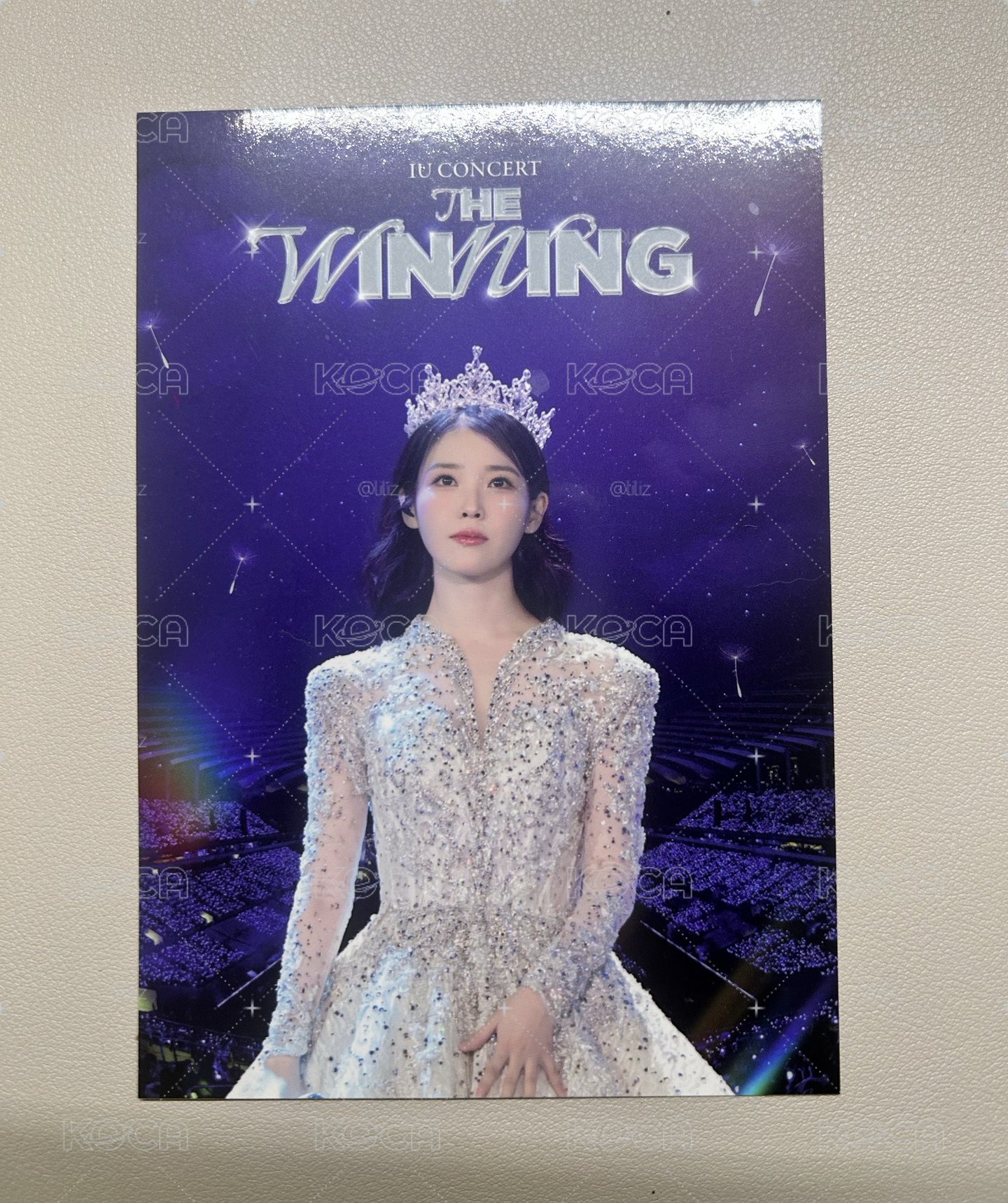 IU 電影特典明信片