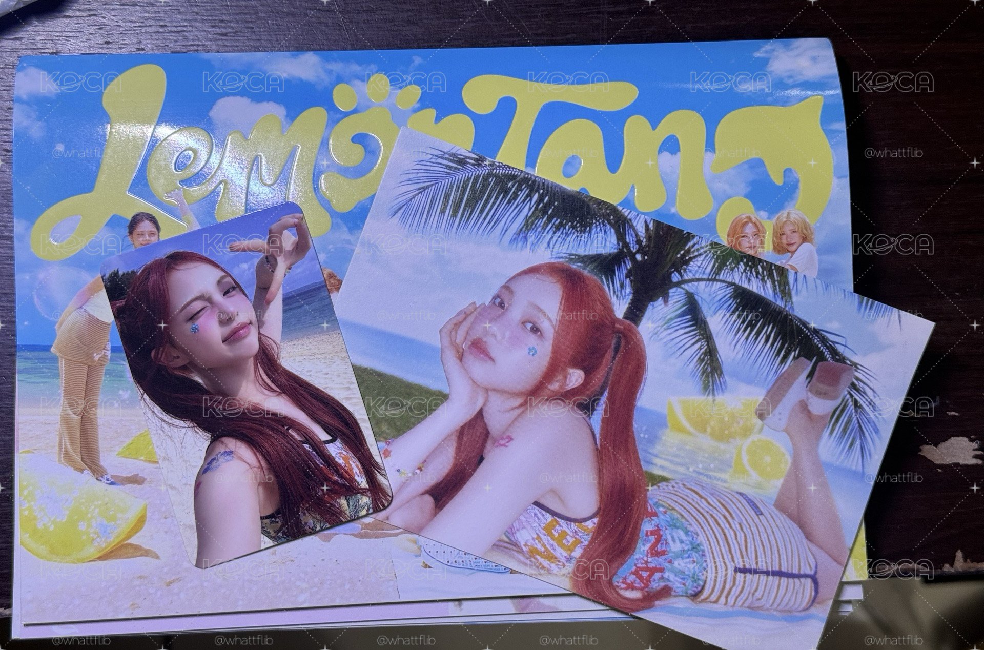 LemonTang Beach ver. - Ian專卡 + 全專 + 明信片