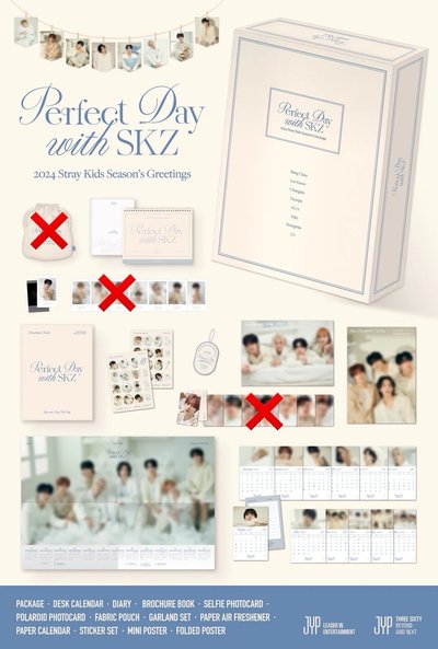 SKZ2024 年曆 配置如圖二！