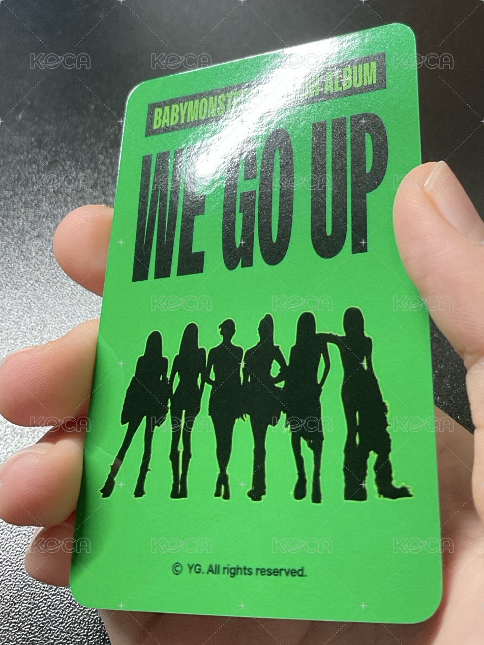 WE GO UP 線下快閃 滿額卡 （卡背右上角痕跡）