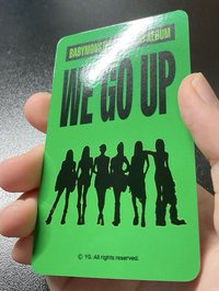 WE GO UP 線下快閃 滿額卡 （卡背右上角痕跡）