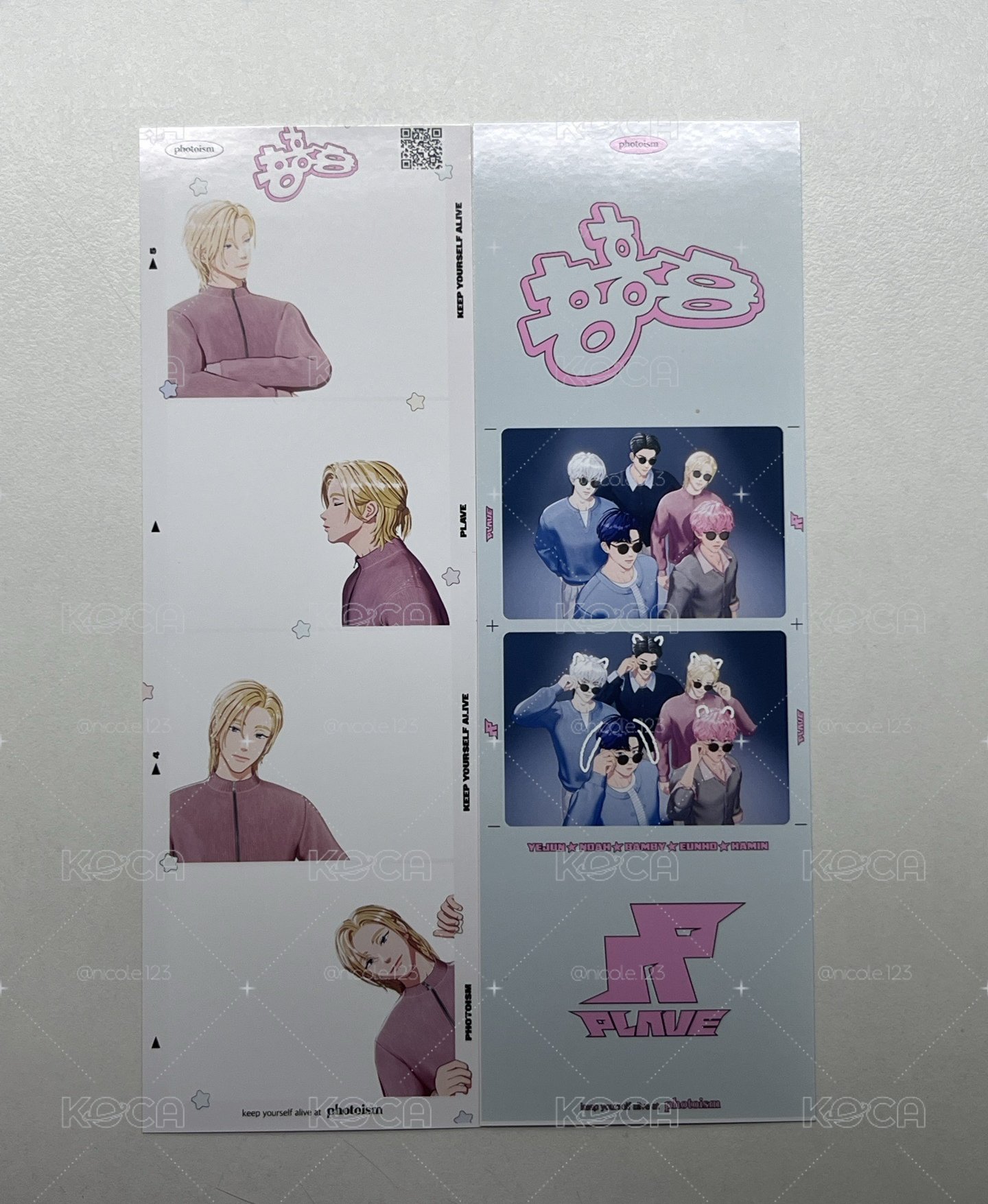 PLAVE x photoism 人生四格