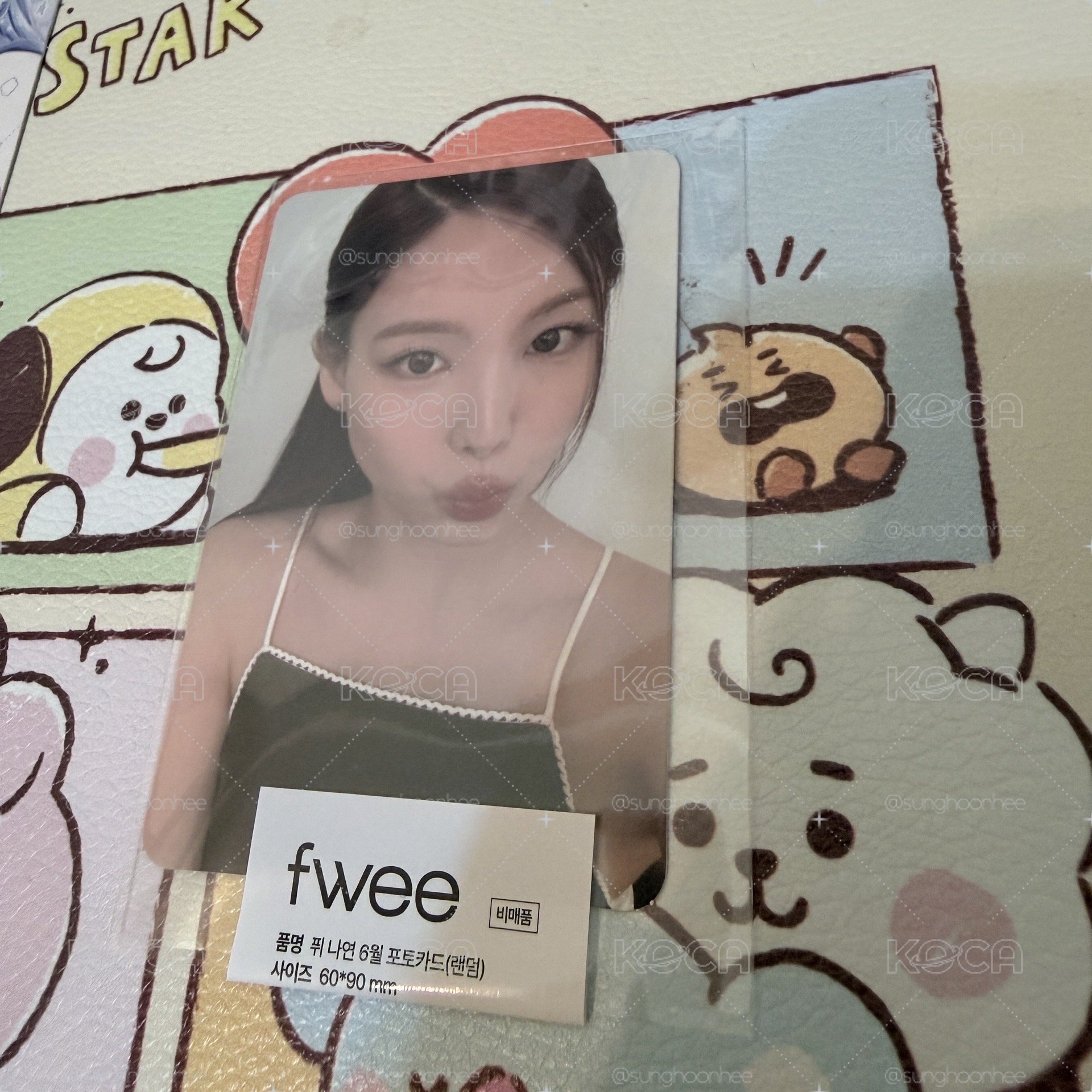 Fwee代言小卡