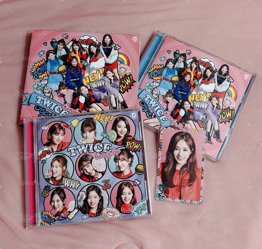 TWICE｜日專 CANDY POP兩版+子瑜卡