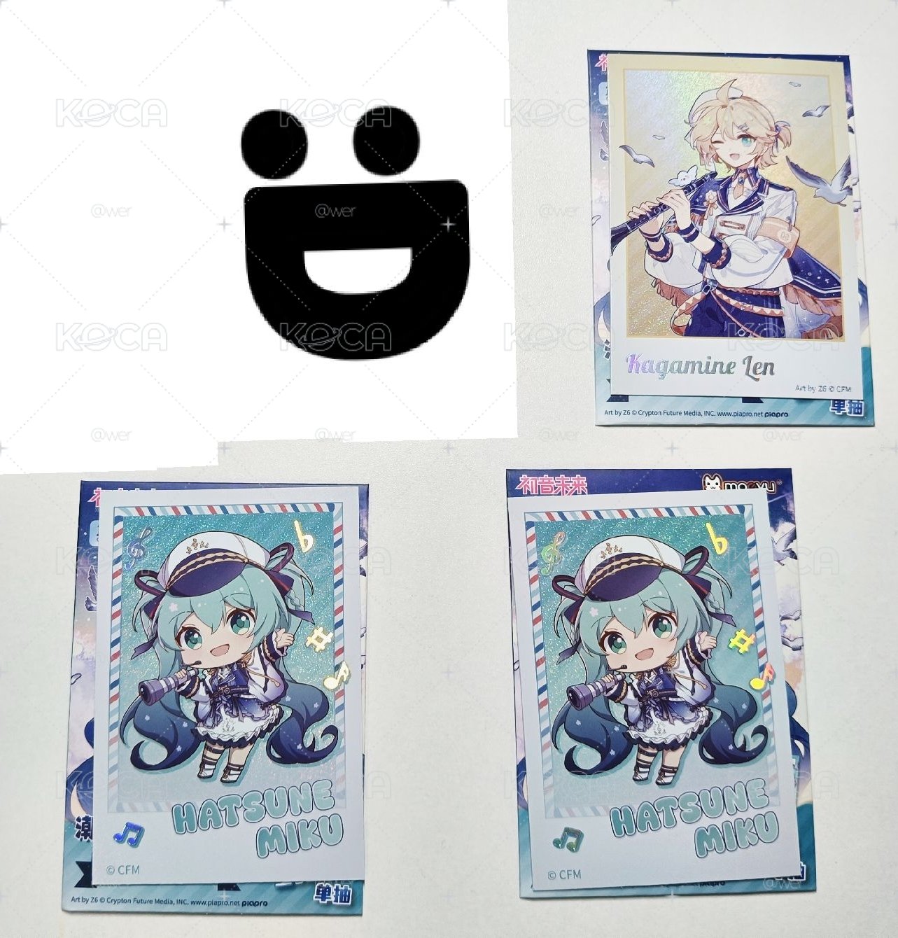 miku、len拍立得