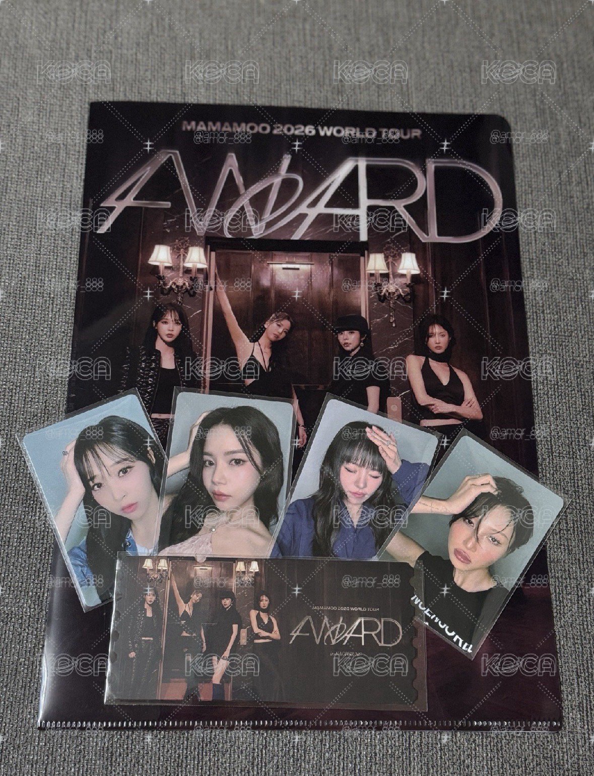 mamamoo 7/5 高雄場入場禮組