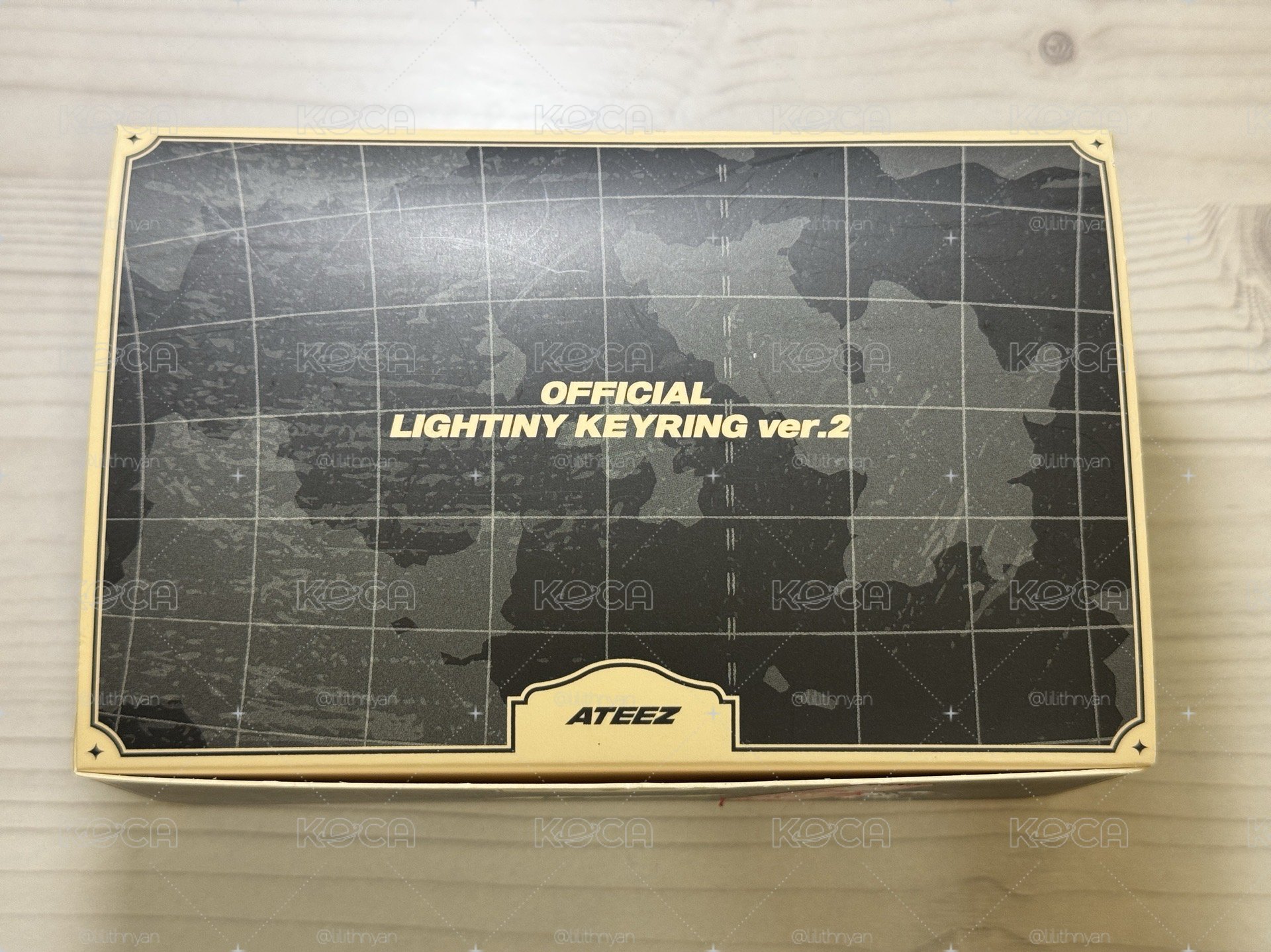 ateez 二代小手燈鑰匙圈
