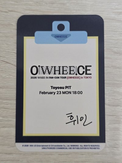 OWHEECE 滿額卡