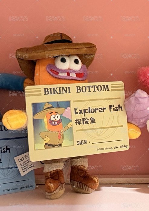 比奇堡的居民 探險魚 $300 （有卡/盒/無袋子）