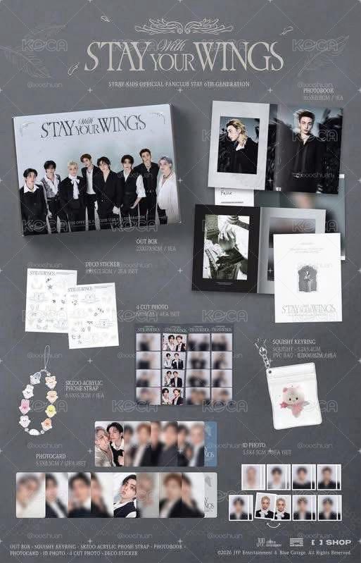SKZ 6期會員禮 一整套 全新未拆