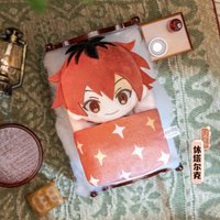 共鳴 貪睡毛絨 娃娃 